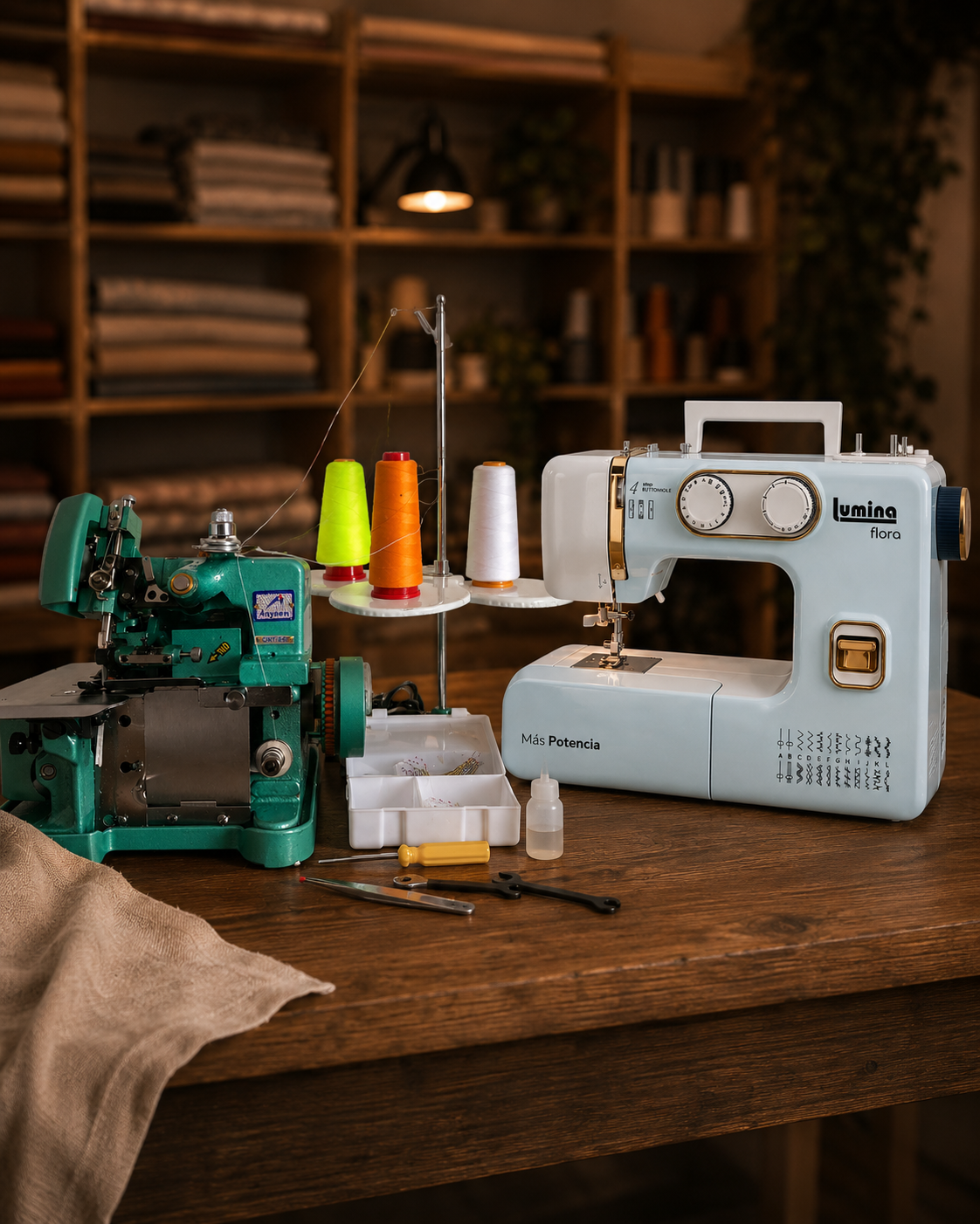 Combo Emprendedor Overlock más Lumina Flora